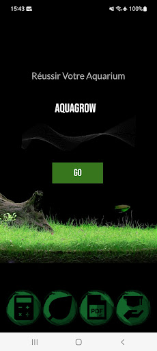 Android application AQUAGROW screenshort