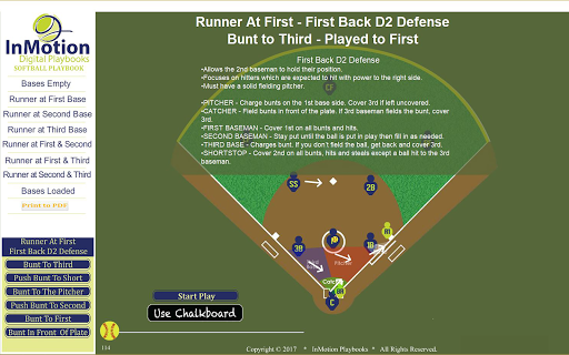 InMotion Softball Playbook