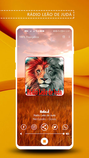 Android application Rádio Leão de Judá screenshort