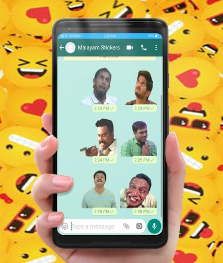Funny Malayam Stickers for Was