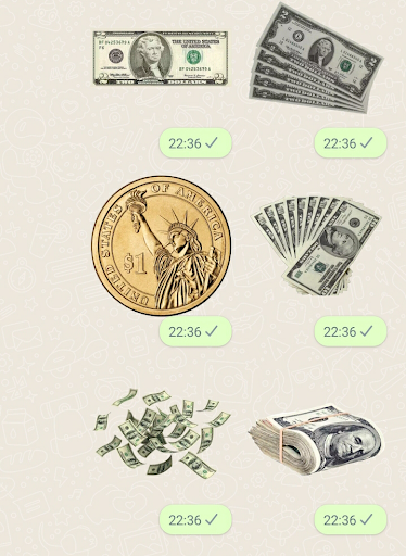 Dollar Stickers Screen 3