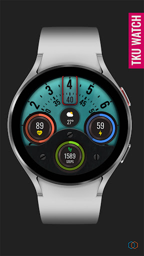Android application Tku S003 Digital Watch Face screenshort