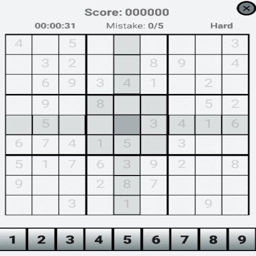 Android application Sudoku Smart - Number Place screenshort
