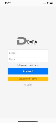 Android application Dara Contabilidade screenshort
