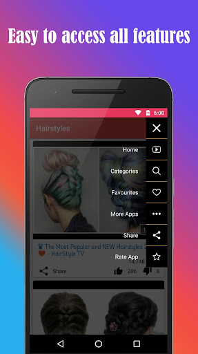 Hairstyles Video Tutorials Screen 2