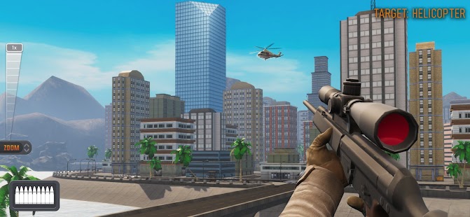 Sniper 3D：Waffen Baller Spiele Screenshot