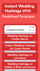 AI Wedding Hashtags Generator