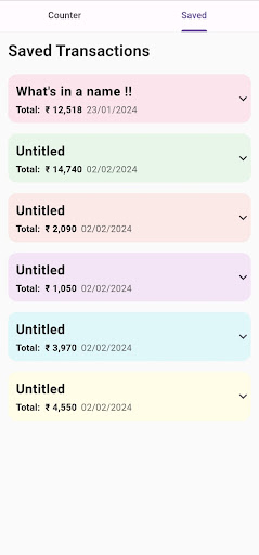 Cash calculator & counter Screen 3