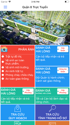 Android application Quận 8 Trực Tuyến screenshort
