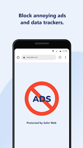 Screenshot of Safer Web - online protection