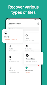Captura 1 Data Recovery: Restaurar fotos android