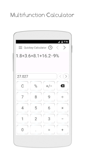 Quickey Calculator – Free app (PREMIUM) 2.09 Apk 1