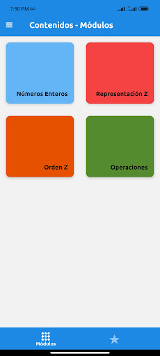 Android application Zahlen screenshort
