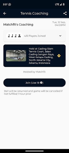 Matchfit Screen 3