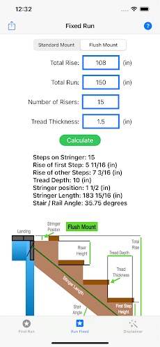 Stair Stringer & Baluster Calcのおすすめ画像4