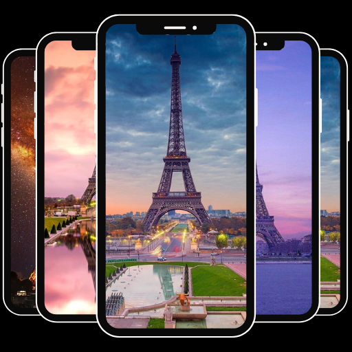 Paris Wallpaper - Eiffel Tower logo