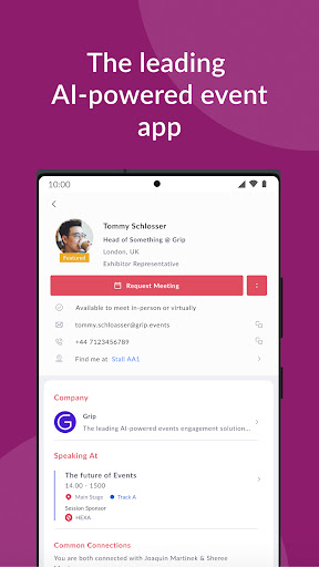 Android application World Tea Expo screenshort