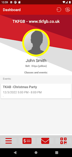 Android application Karate - TKFGB screenshort