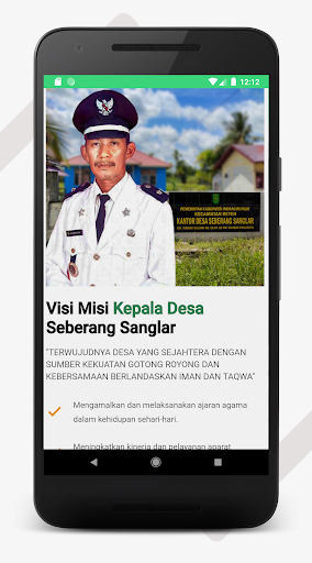 Website Desa Seberang Sanglar Screen 3
