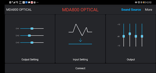 Android application HSA-800 OPTICAL screenshort