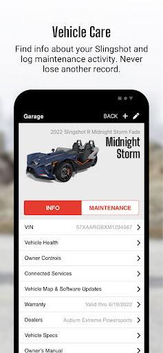 Android application Slingshot® screenshort