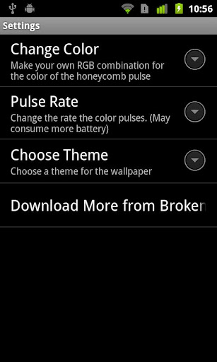 Honeycomb Livepaper Screen 3