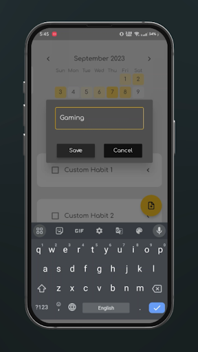 Habito Screen 2