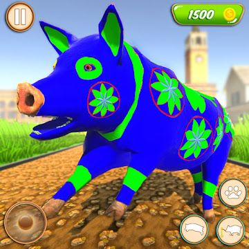 Screenshot 1 Virtual Pig Simulator Games android