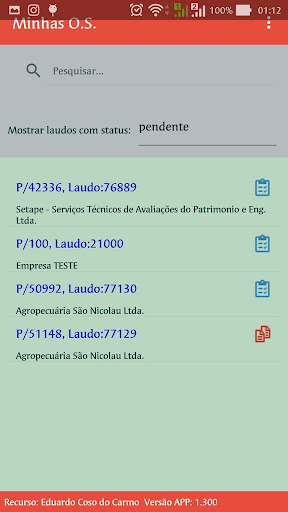 SETAPE - Mobile Maquinas Screen 2