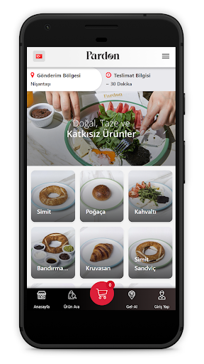 Android application Pardon Boulangerie screenshort