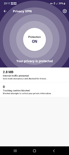 Screenshot of Kinetic Secure