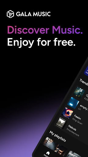 Android application Gala Music - Stream & Discover screenshort