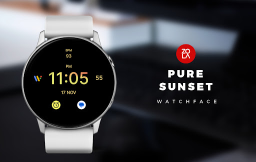 Pure Sunset Watch Face screenshot 0