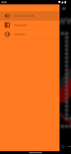 Android application Elvis Radio 24h screenshort