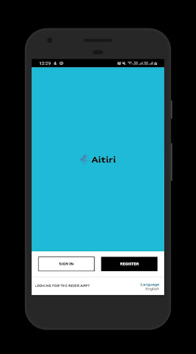 Android application Aitiri Driver screenshort