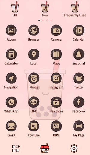 Tapioca Drink Theme +HOME Screen 3