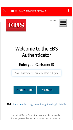 Android application EBS Authenticator screenshort