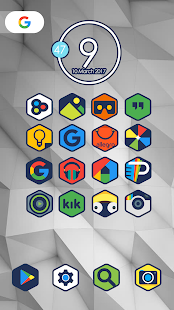 Sixmon - Captura de pantalla del paquete de iconos