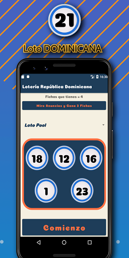 Android application Lottery Dominican Generator screenshort