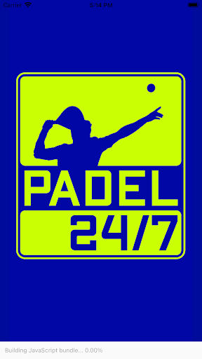 Android application Padel 24/7 screenshort