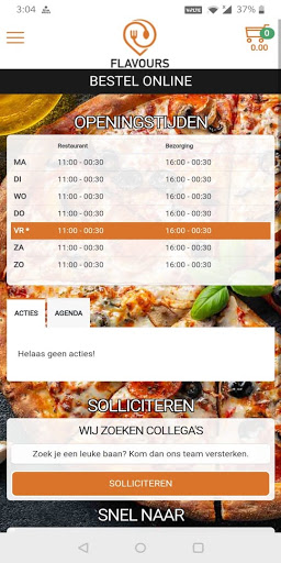 Android application Flavours Wageningen Officieel screenshort
