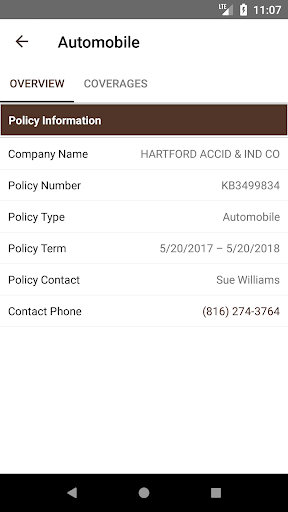 Statement Insurance Agency Screen 2