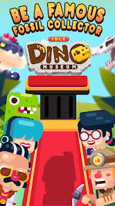 Idle Dino Muzeum MOD APK 3.0.5 Nieograniczone Bóg, Klejnoty Banner
