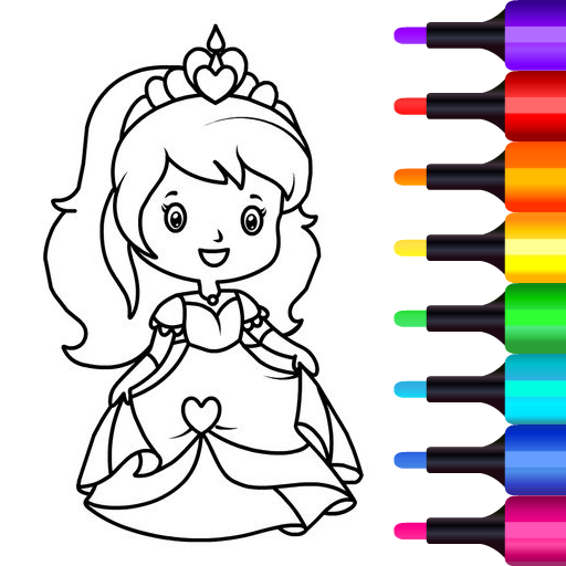 Jogo de colorir princesa – Apps no Google Play