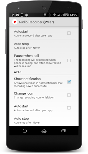 Wear Audio Recorder MOD APK (Pro Unlocked) 4