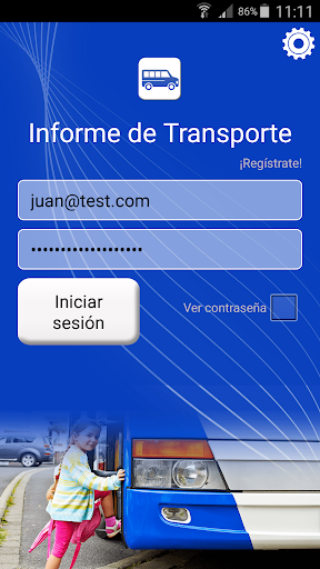 Vista previa de la aplicación