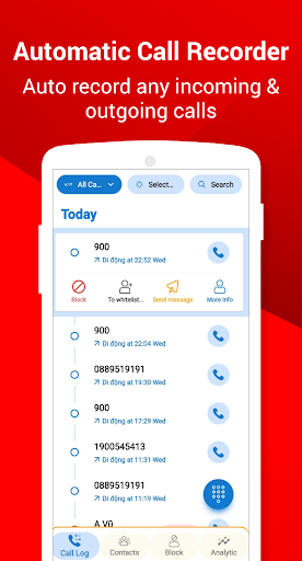 Screenshot of Automatic Call Recorder