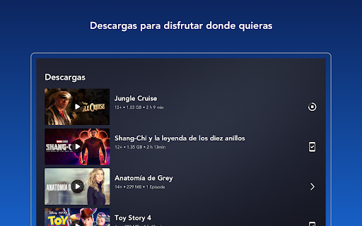 Disney+ screenshot