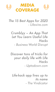 Crumblyy - Real Life Hacks Captura de pantalla