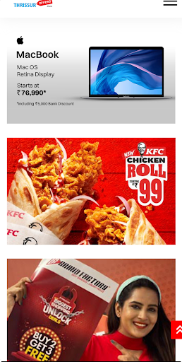 Thrissur Offers Screen 2